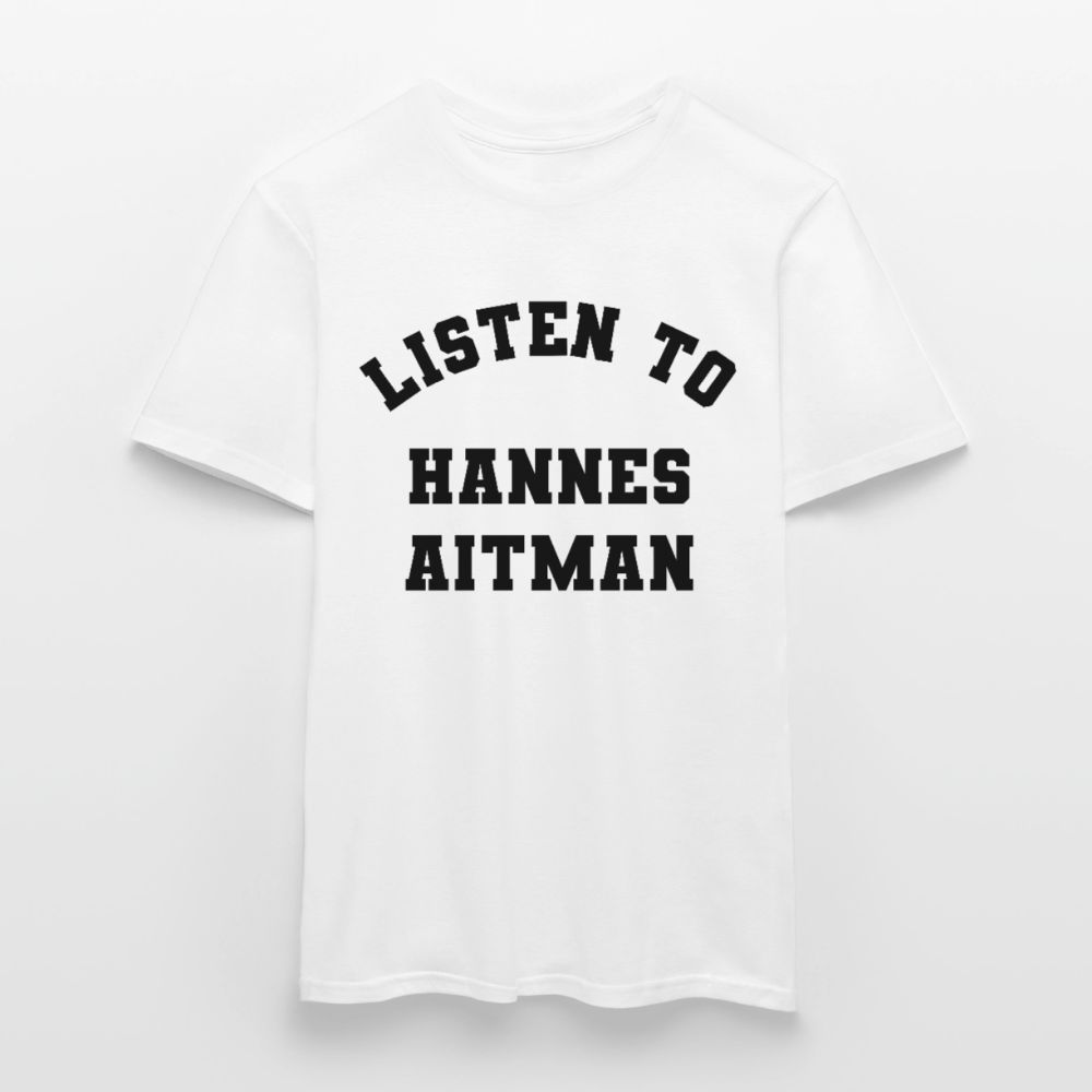 Listen to Hannes Aitman T-shirt - white